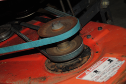 One of Sirco Industrial’s lawn equipment belts is installed on our lawn maintenance equipment.